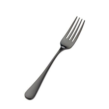 Bon Chef Como, Dinner Fork, Satin Finish, 18/10, 8.25" - Black Matte , set of 12 S4105BM
